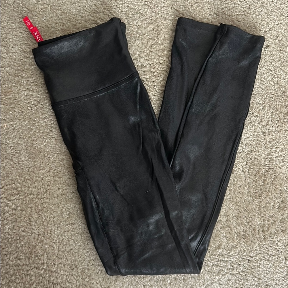 SPANX Leather Leggings